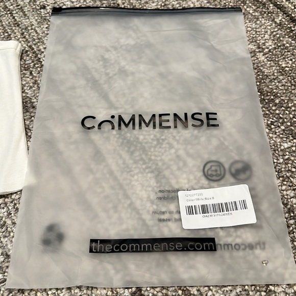 New Commense Leisure Button Down Crop Vest Top in White (Size S - Fits Like XS) - Picture 4 of 4